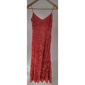 Theia petal Coral dress Bridesmaid Formal